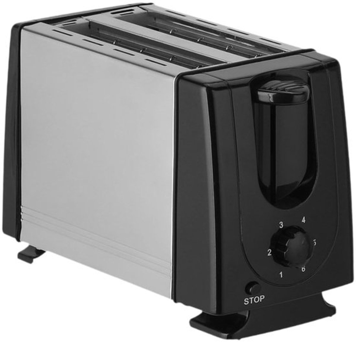 Broodroosters - 2-sneetjes Broodrooster - 6 Browning Standen - Extra Brede Sleuven - Voor Bagels & Croissants