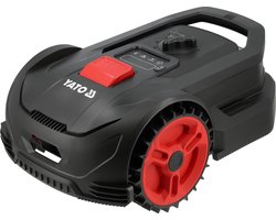 YATO Professionele Robotmaaier – Tot 300 m² – 20V Li-Ion (2 Ah) – Zwevend Maaidek – Regensensor & Diefstalbeveiliging – Inclusief 100 m Begrenzingskabel