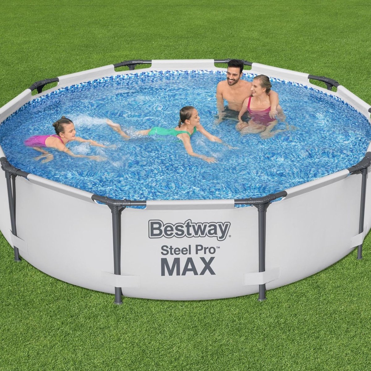 Bestway zwembad steel pro max set rond 3