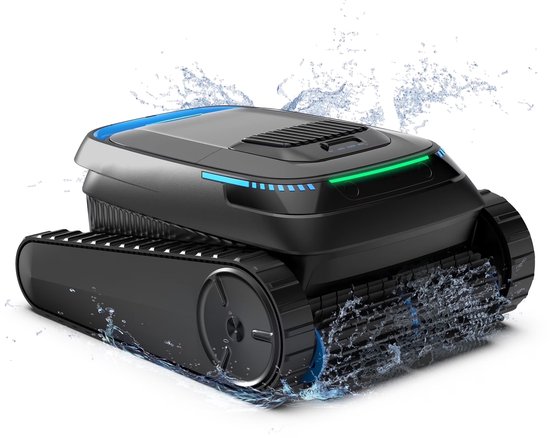 AIRROBO CP20 (2026) - Zwembadrobot - Geschikt voor Vloer, wand en waterlijn - 45.000Pa - Slimme navigatie, 120 min, snelladen - 45° hellingen & 90° wanden - 2 jaar garantie