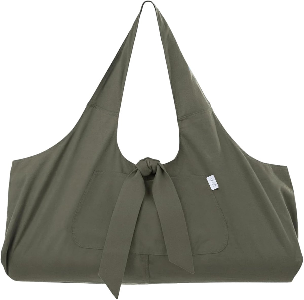 SnelShoppen - Grote Yoga Mat Tas, Yoga Mat Tote Sling Draagtas met Zijvak, Ideaal voor Yoga, Fitness, Sport, Polyester, Ruimte voor Alle Yoga Spullen