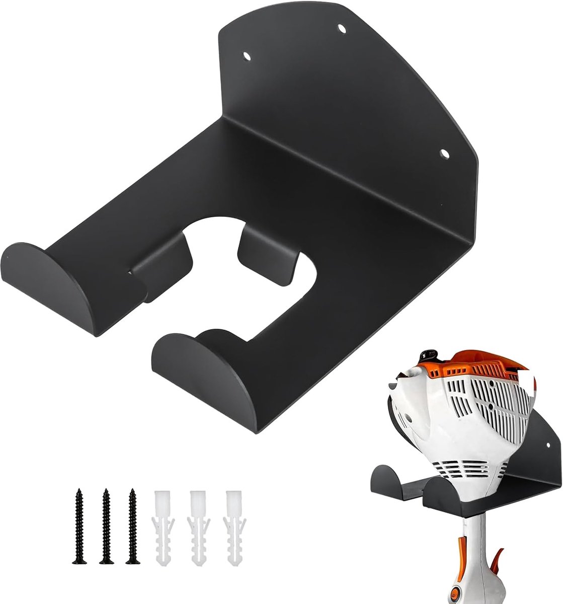SnelShoppen - Wandorganizer voor Bosmaaier, Gereedschaphouder, Garage Organizer voor Scheppen, Bezem, Boormachines, Gymnastiek Apparaten, Tuinslangen,