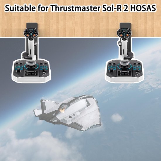 SnelShoppen - Universele Bureauhouder voor Joysticks en Flight Sticks, Compatibel met Diverse Modellen, Stevige Desk Mount, Ideaal voor Gamers en Simu van Snelshoppen — afbeelding 5