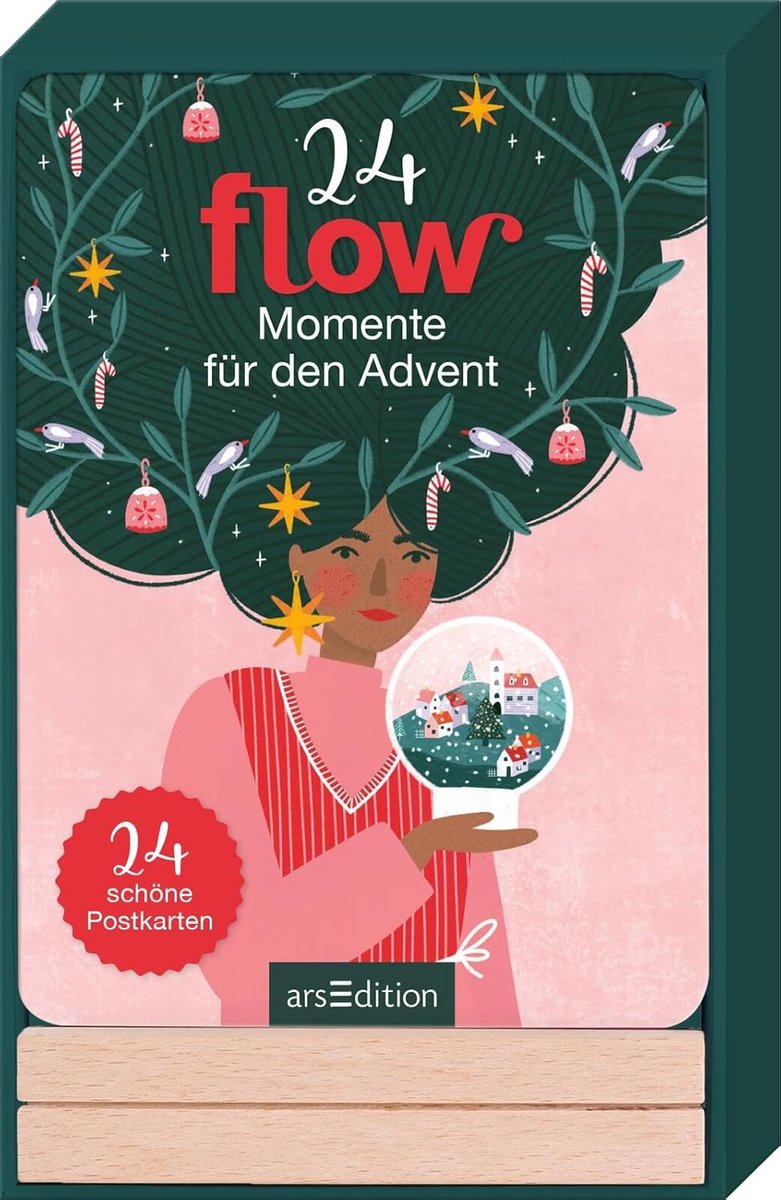 SnelShoppen - 24 Flow-Momente voor de Advent - Mooie Postkaarten voor een Feestelijke December - Perfect als Adventskalender of Kerstdecoratie