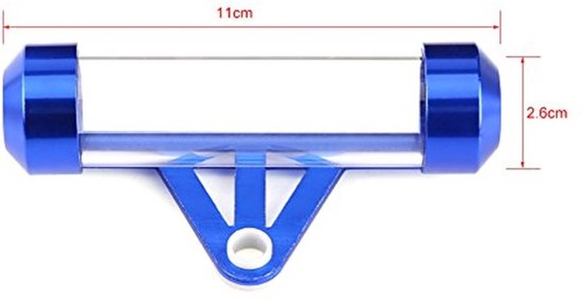 Motorfiets Verzekering Sticker Houder, Cilindrische Schijf Belasting Buis Houder, Motorfiets Verzekering Sticker Houder Cilindrische Waterdichte Beveiliging Schijf Buis Houder Frame voor de(Blauw)