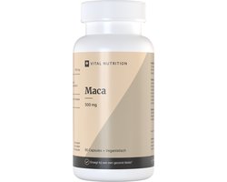 Vital Nutrition Maca - Lepidium Meyenii Extract 4:1 - Uit Peru: premium extract uit Andes Gebergte - Libido en Energie* - 90 Capsules