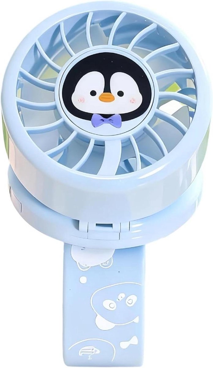 Pols Ventilator - Handige Koeler - Buiten Activiteiten - Drie Snelheden - 206 cm - Blauw