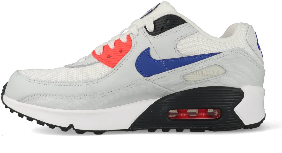 Nike Air Max 90 SE GS Dust Bright Crimson Game Royal Wit