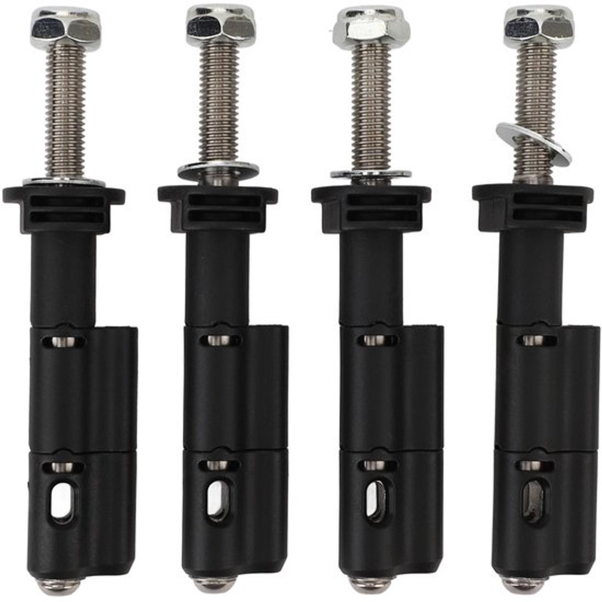 Maxtrax Traction Board Montage Pin Set, Eenvoudige Installatie, Betrouwbare Veiligheid, Roestvrij Staal, Nylon, voor MKII, Recovery Traction Boards (Zonder Wachtwoordbeveiliging)