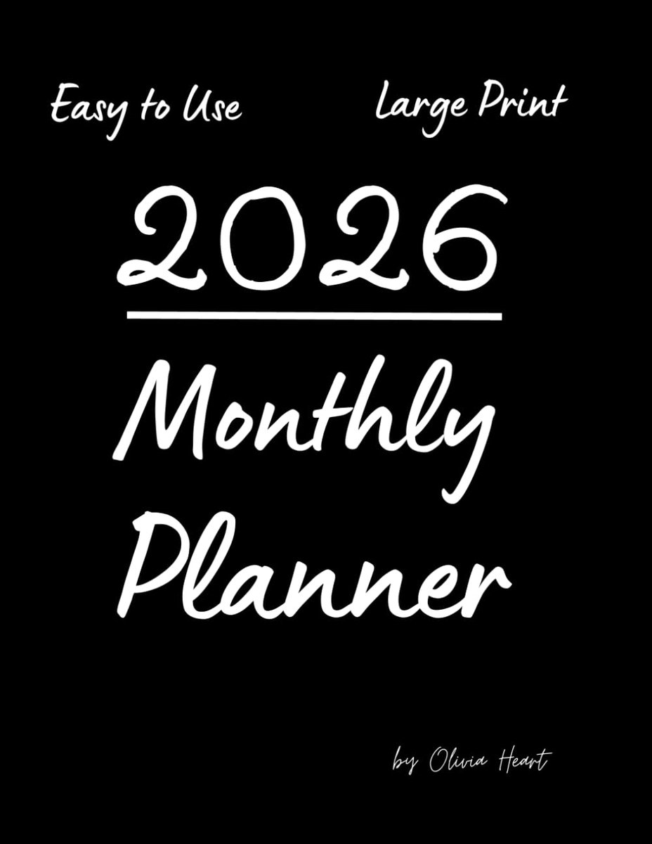 SnelShoppen - 2026 Maandelijkse Wekelijkse Planner - Groot Druk Dagelijkse, Wekelijkse, Maandelijkse Organizer, Agenda, Schema, Herinneringen, Januari