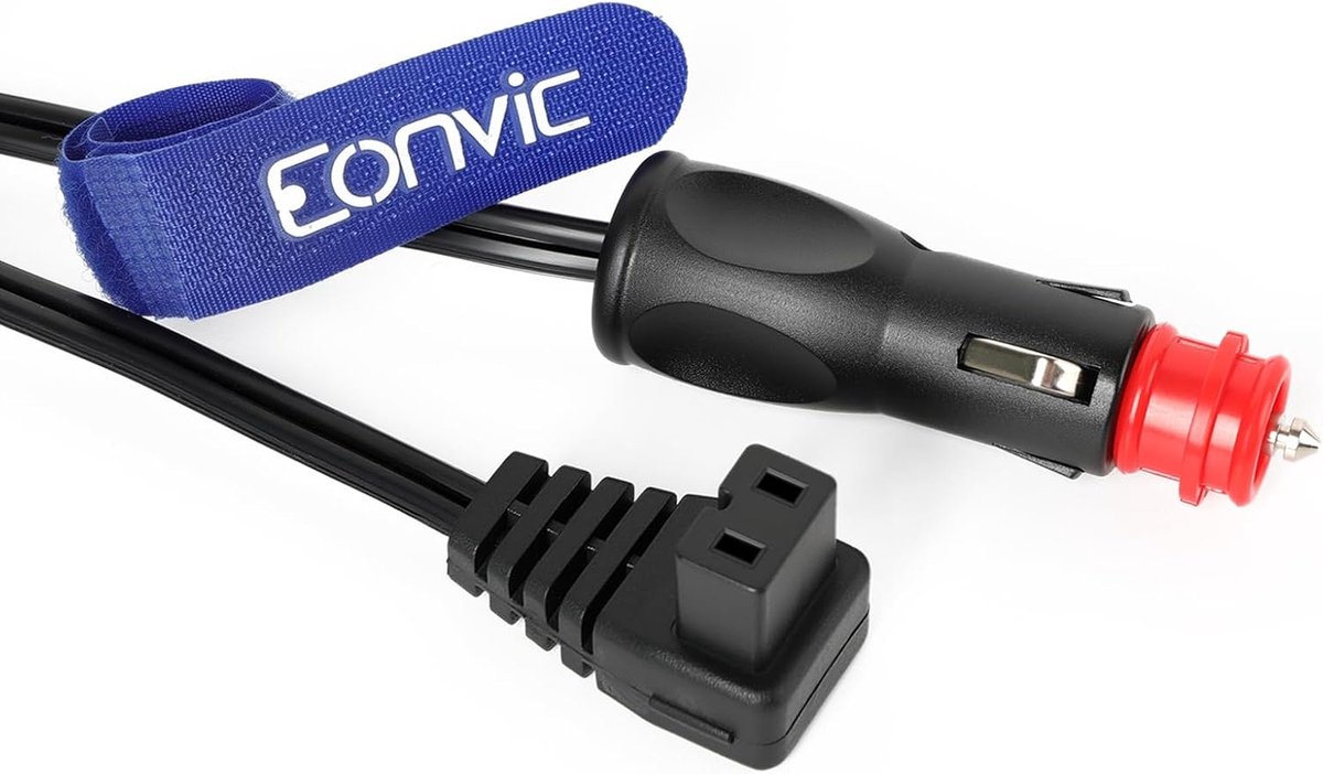 SnelShoppen - 12V/24V Auto Koelbox Stroomkabel Sigarettenaansteker Plug 2.5M - Geschikt voor Dometic, Waeco, Alpicool, Mobicool, Setpower - Ideaal voo