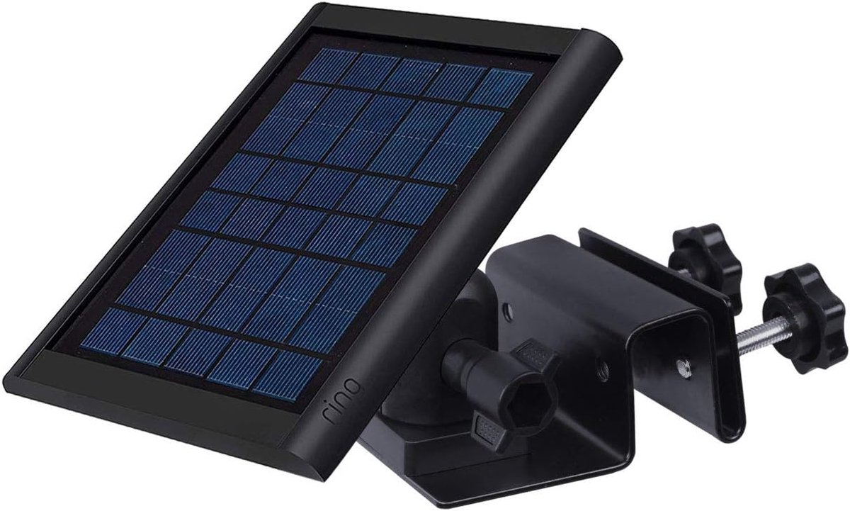 SnelShoppen - Gutter Holder voor Ring Camera, Outdoor Camera Plus, Flexibele Bevestiging, Verstelbare Stand, Zwart, Ideaal voor Tuin en Buiten