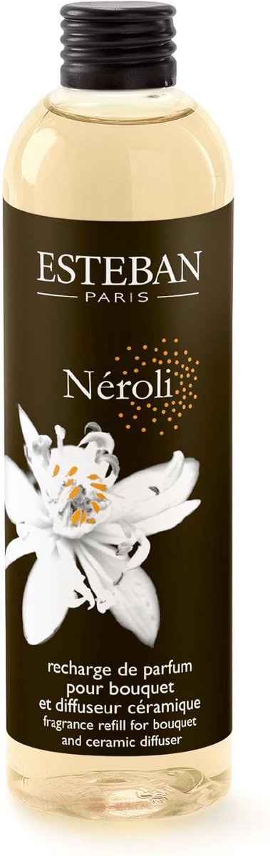 SnelShoppen - Geur Bouquet Navulling 250ml - Luchtverfrisser met Neroli, Jasmijn, Bergamot - Geschikt voor Geuren in Vazen en Flessen - Perfect voor T