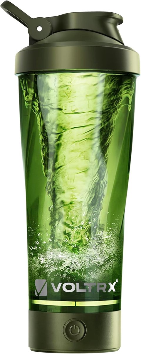 SnelShoppen - Premium Elektrische Protein Shaker Bottle - Tritan, BPA-vrij, 600ml Vortex Mixer Cup, USB Oplaadbaar voor Eiwitshakes, Sport en Fitness