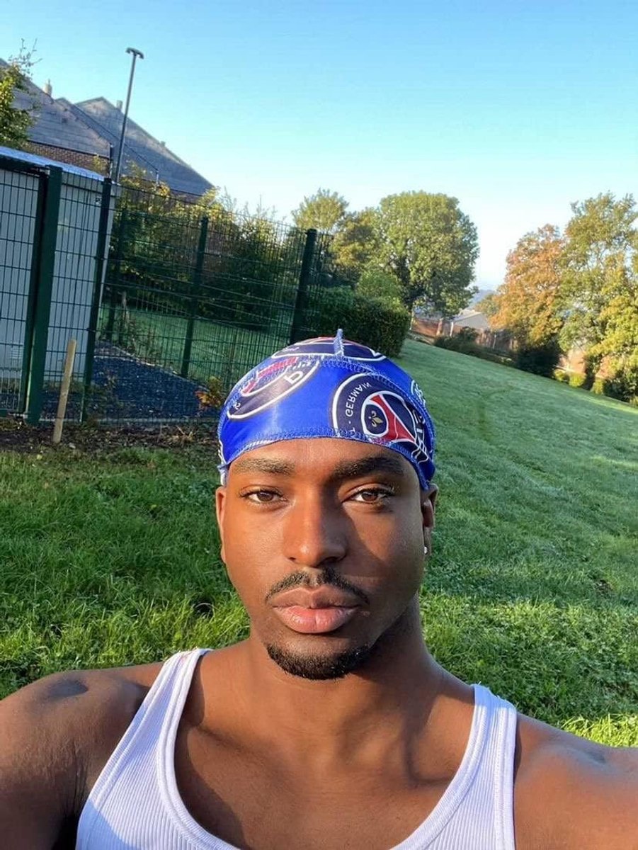 SnelShoppen - Durag Blauw voor Mannen en Vrouwen, Mode Accessoire, Haar Bescherming, Dubbelzijdig, Ideaal voor Feest, Sport en Dagelijks Gebruik