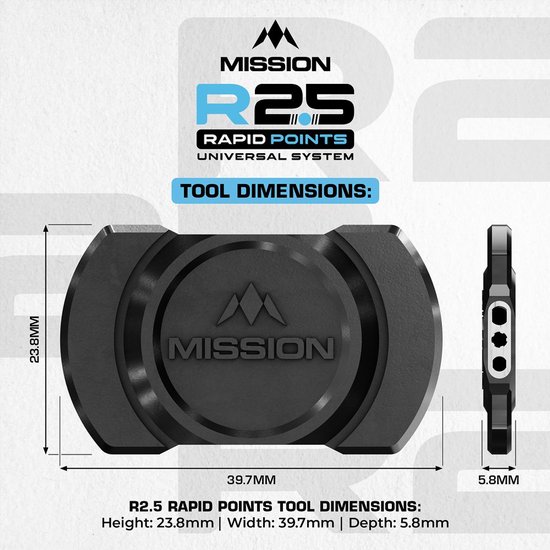 Mission R2.5 Rapid Point Tool van Mission — afbeelding 3