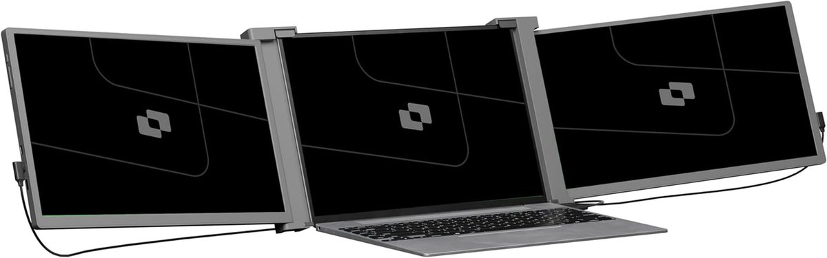 Draagbaar Beeldscherm - Extra Monitor - Productiviteit Vergroten - HDR Full HD - 156 inch - Grijs