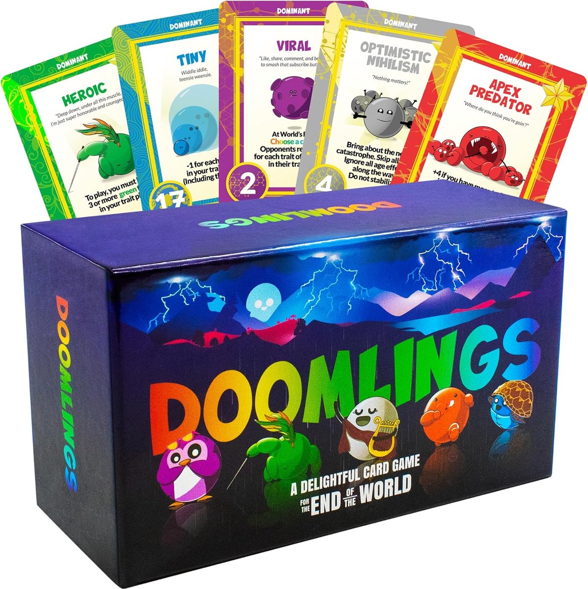SnelShoppen - Doomlings Kaartspel (Classic Editie) - Leuk Strategisch Kaartspel voor Gezellige Avonden - Perfect voor 2-6 Spelers, Leeftijd 10+, Voor