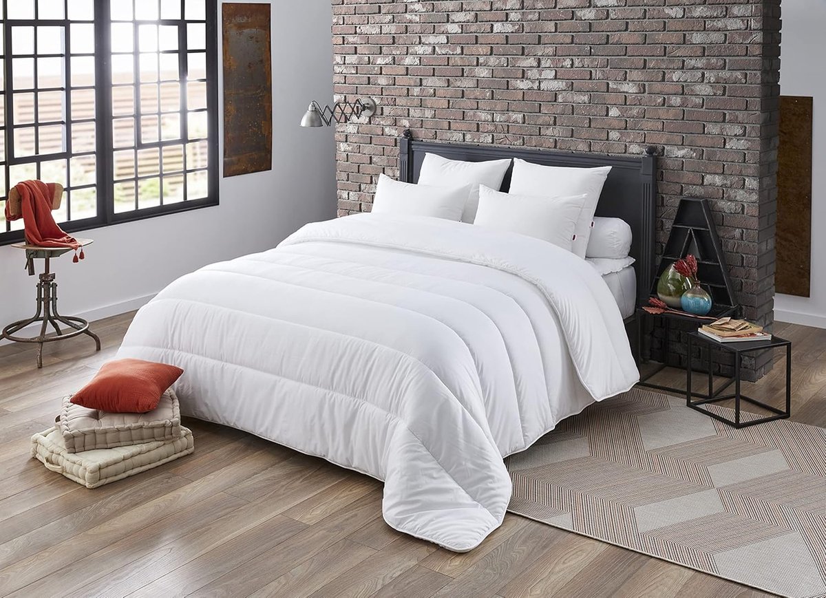 SnelShoppen - Dodo Dekbed Mijtdicht 240x220 cm - Zacht en Comfortabel Niagara Dekbed - Machinewasbaar - Perfect voor Tweepersoonsbedden - Wit