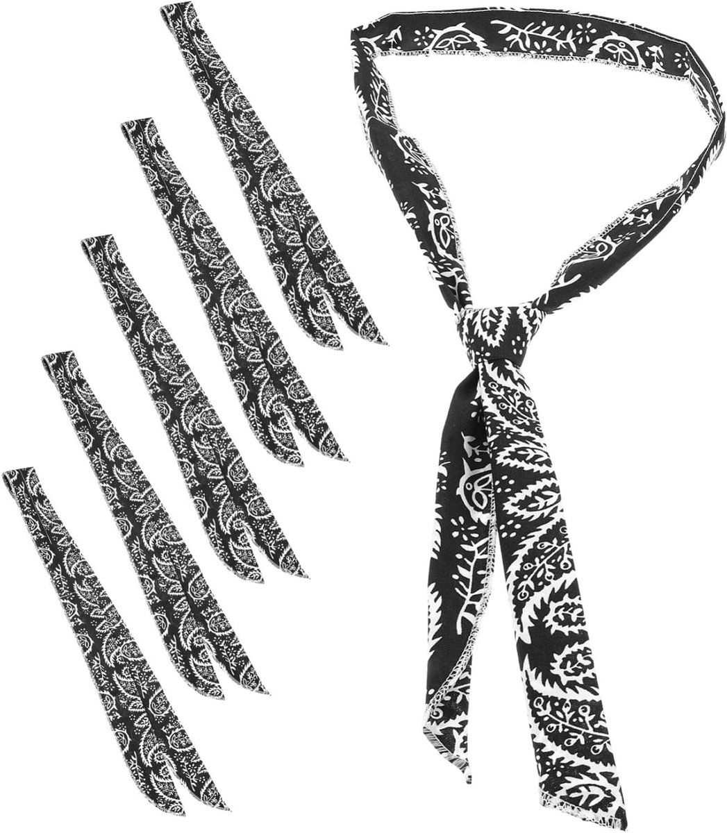 Verkoelende Sjaals - Hals Koeler - Blijf Koel - Herbruikbaar met Water - 100x5cm - Zwart