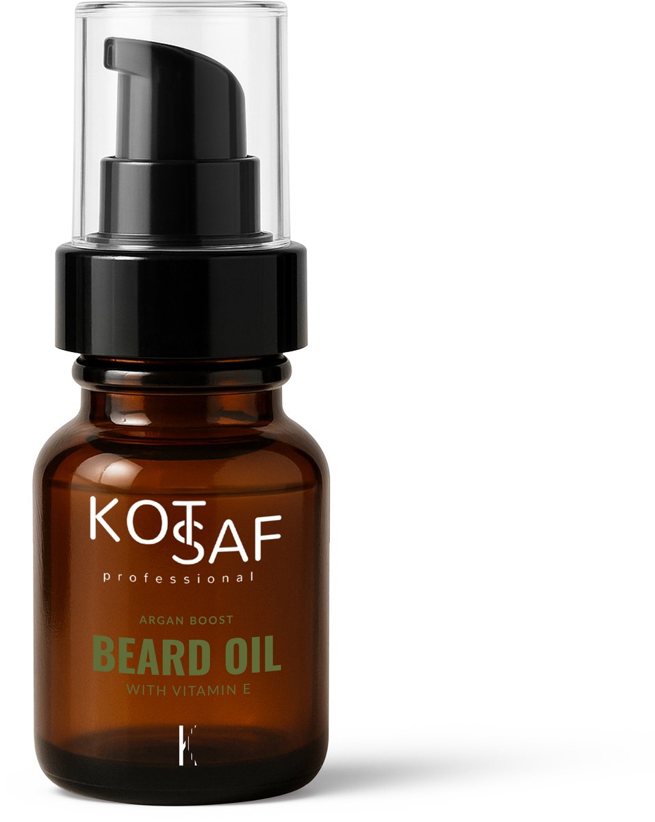 kotsaf Argan Boost Beard Oil with Vitamin E - 50 ml