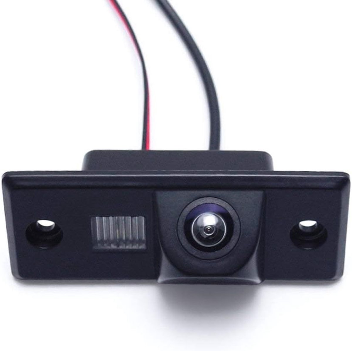 SnelShoppen - HD CCD Achteruitrijcamera Auto Waterdicht Geïntegreerd in Nummerplaat Achteruitrijsysteem voor VW Touareg Tiguan Jetta Polo Skoda Porsch