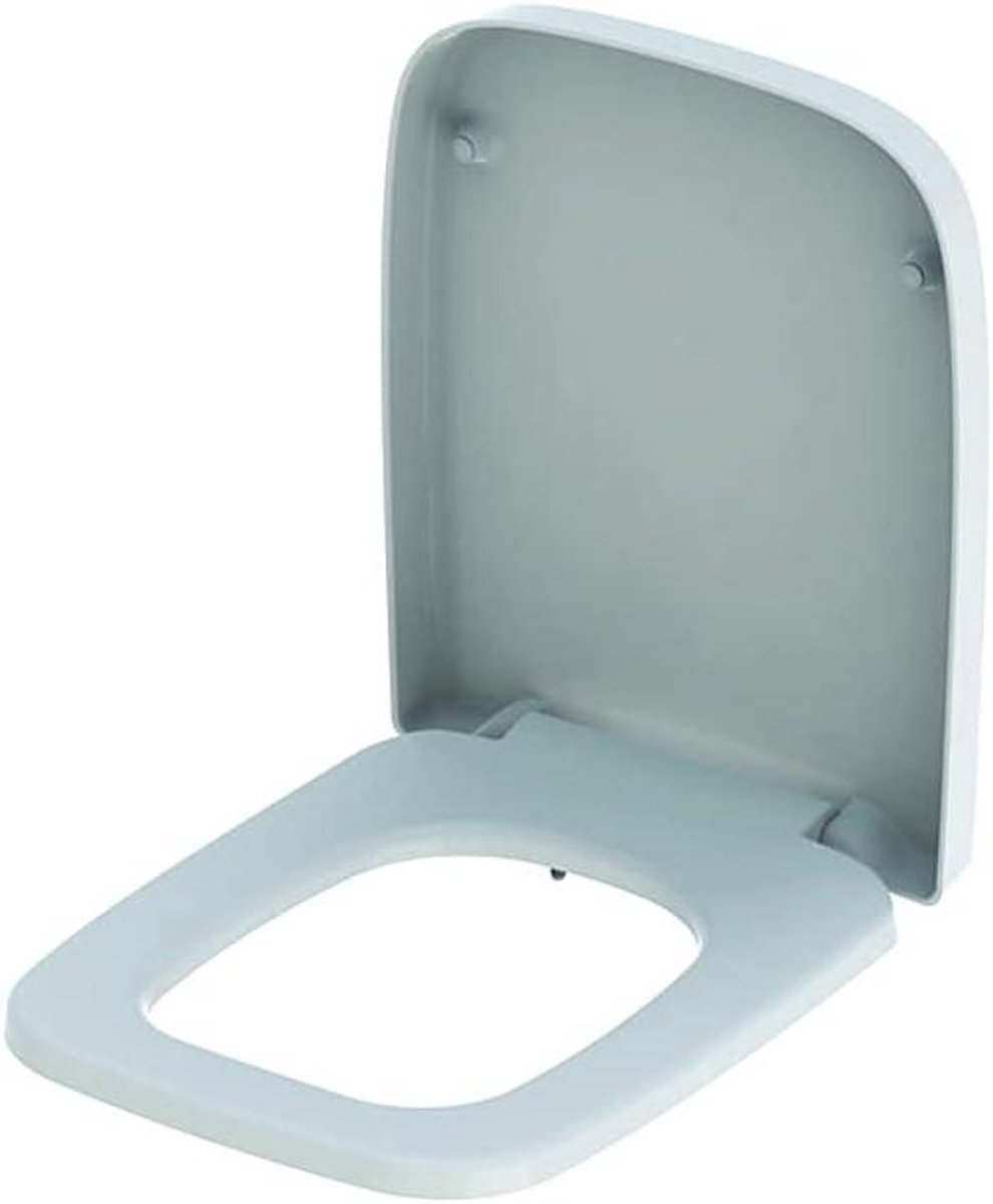 WC-bril - Toiletzitting Deksel - Badkamer Vernieuwen - Verstelbare Scharnieren - 36x44 cm - Wit