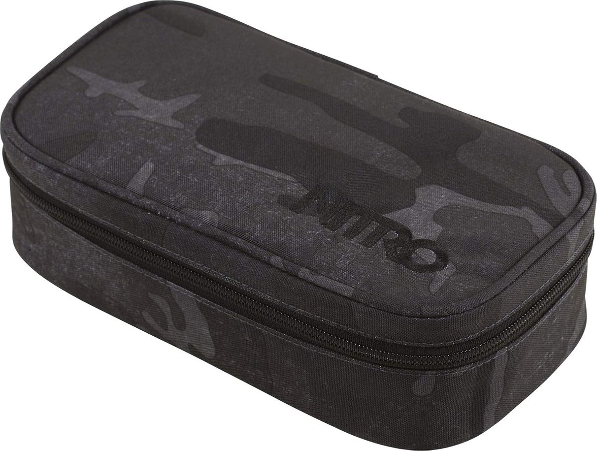 SnelShoppen - XL Pennen Etui Forged Camo - Ruime Etui met Organizer - Geschikt voor School, Kantoor, Creatief Gebruik - Ideaal voor Kinderen en Studen