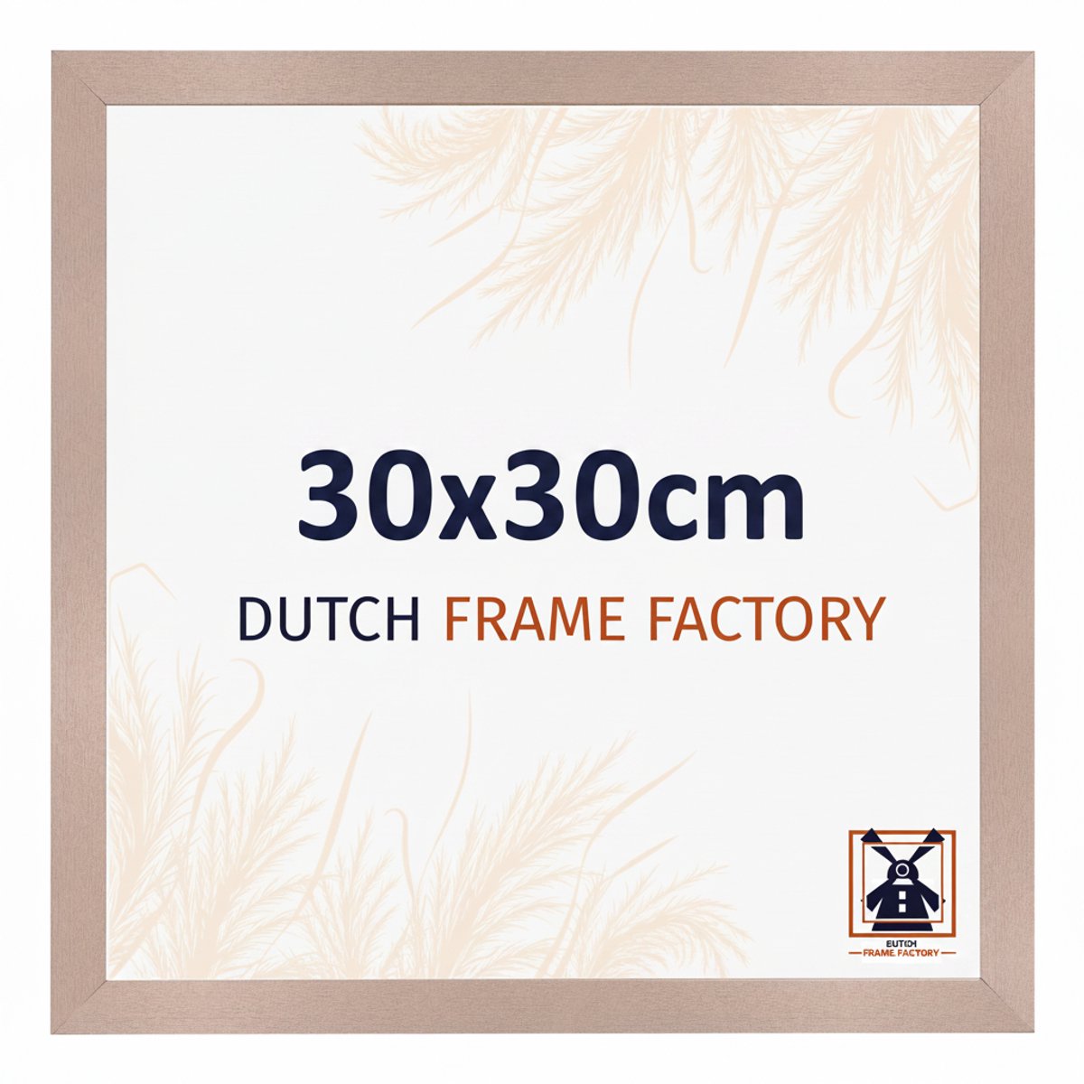 Fotolijst 30x30 cm - MDF - Oudroze - Benno