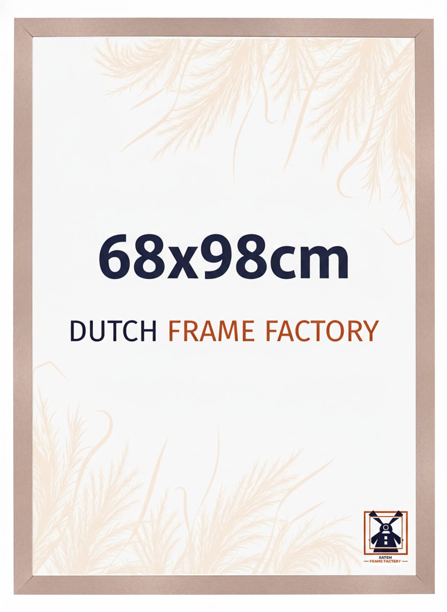 Fotolijst 68x98 cm - MDF - Oudroze - Benno