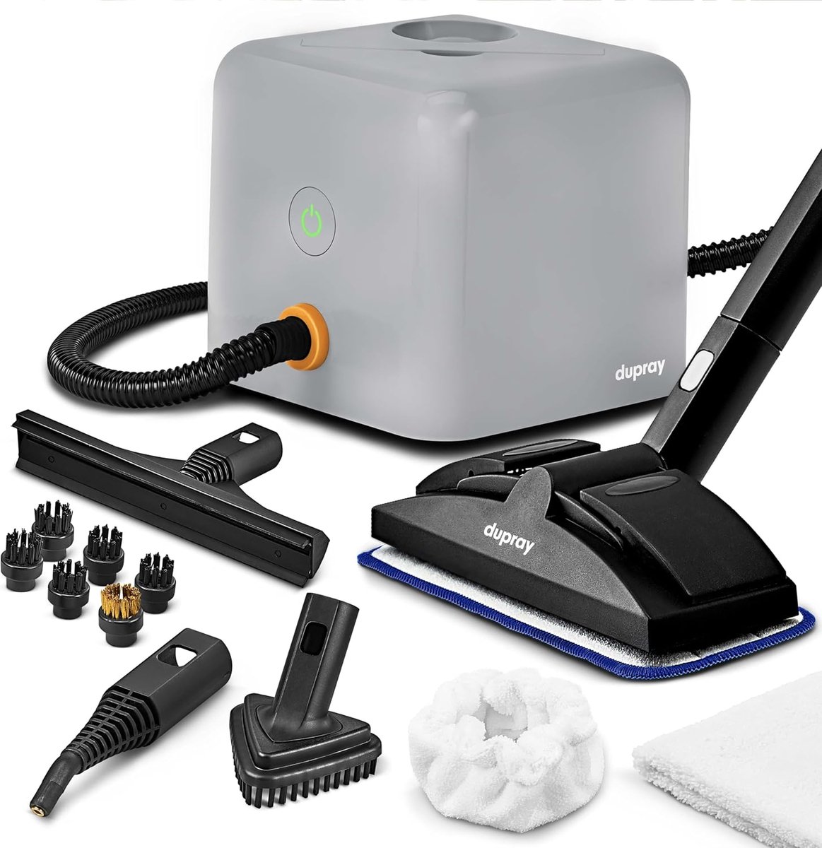 Thijox - Dupray Neat Plus Stoomreiniger - Multifunctionele Stoomreiniger voor Vloeren, Tegels, Voegen, Tapijten en Banken - 17 Accessoires - Chemicali