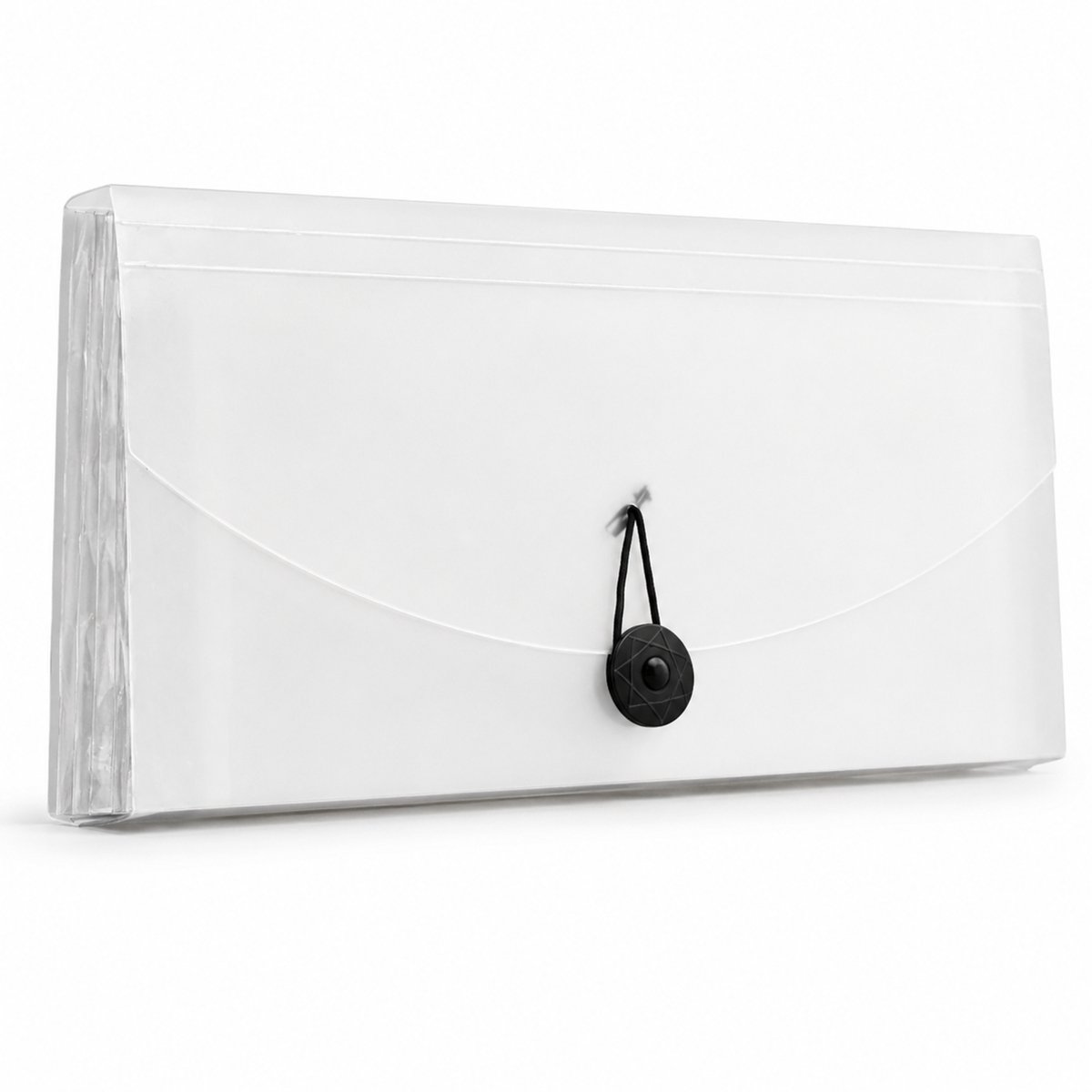 VHV - Administratiemap - Uitvouwbare Bonnetjes Organizer voor Rekeningen en Facturen - Draagbare Harmonicamap - Wit