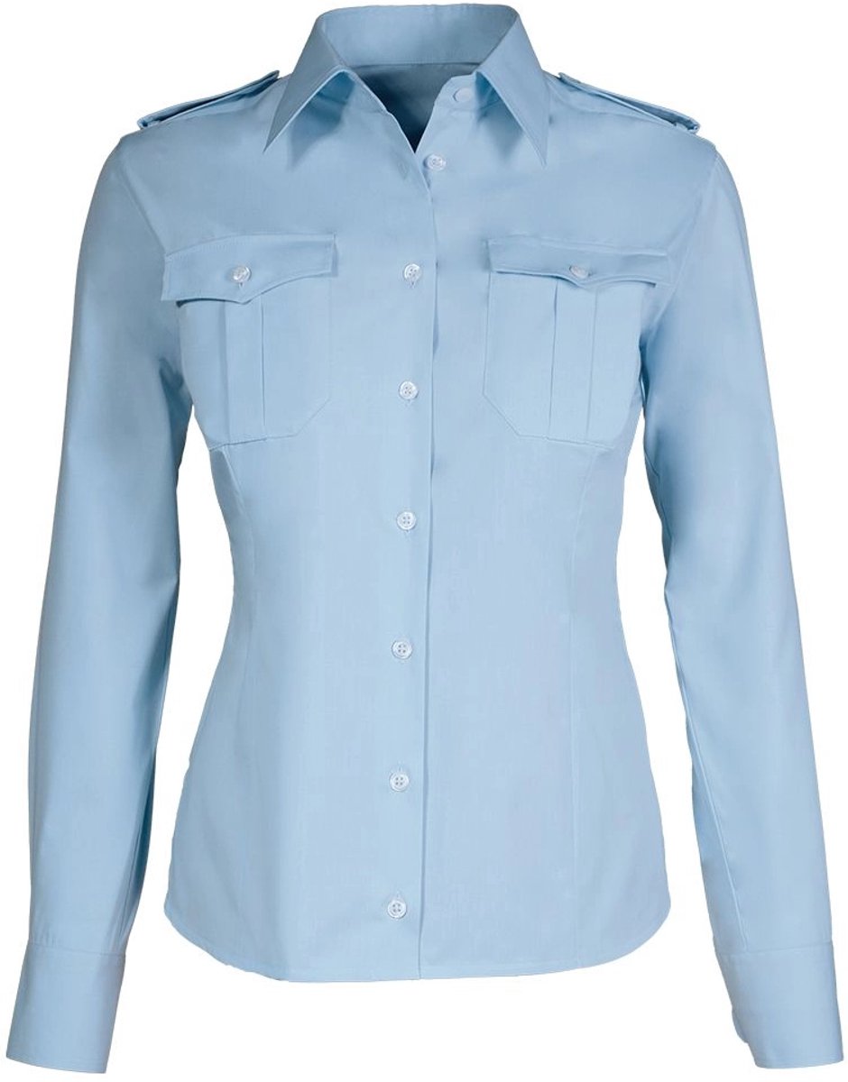 Giovanni Capraro 27055-2 Dames Pilot blouse overhemd | Maat 48