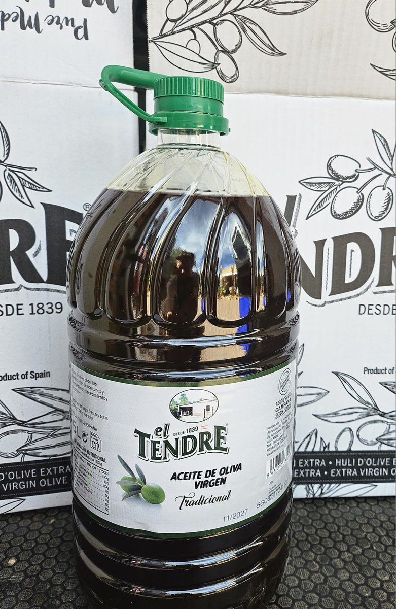 El Tendre aceite de olivia virgen Spaanse olijfolie 5 liter De lekkerste olijfolie van Spanje!