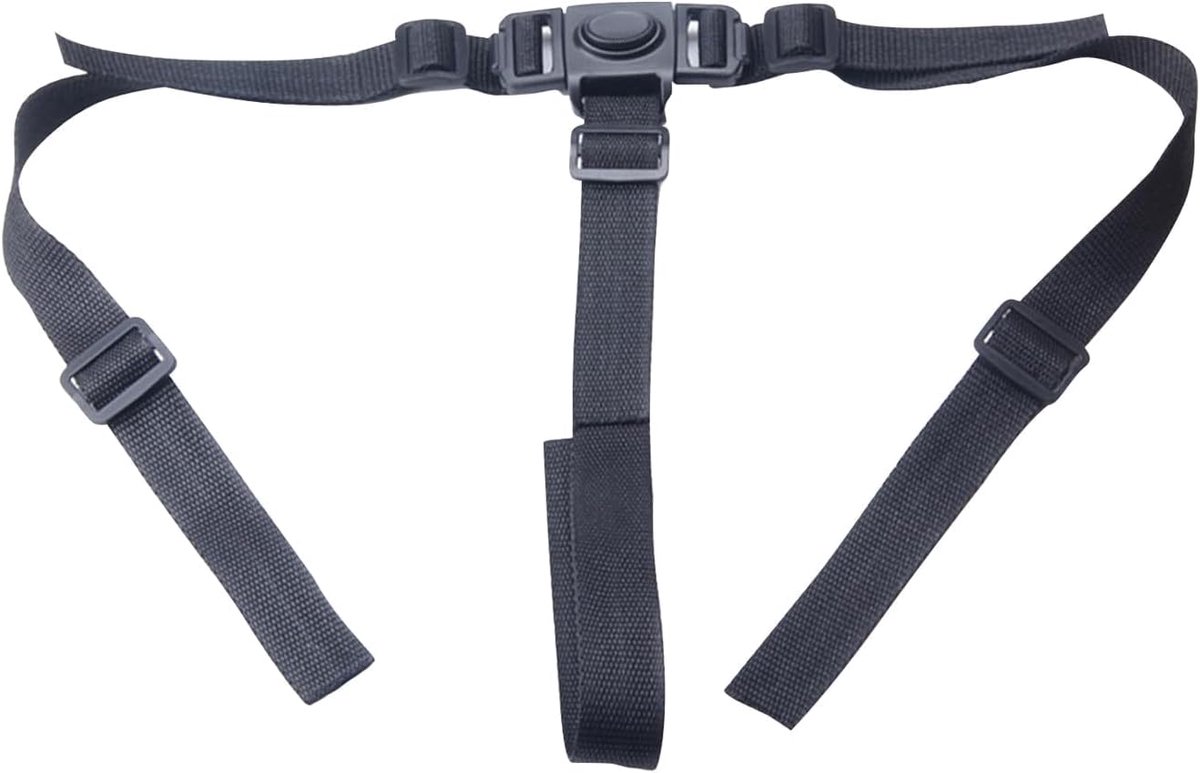 SnelShoppen - Veiligheidsgordel voor baby's, 5-punts kinderstoelharnas, verwisselbare riemen voor hoge stoel en kinderwagen, universeel, nylon, set C