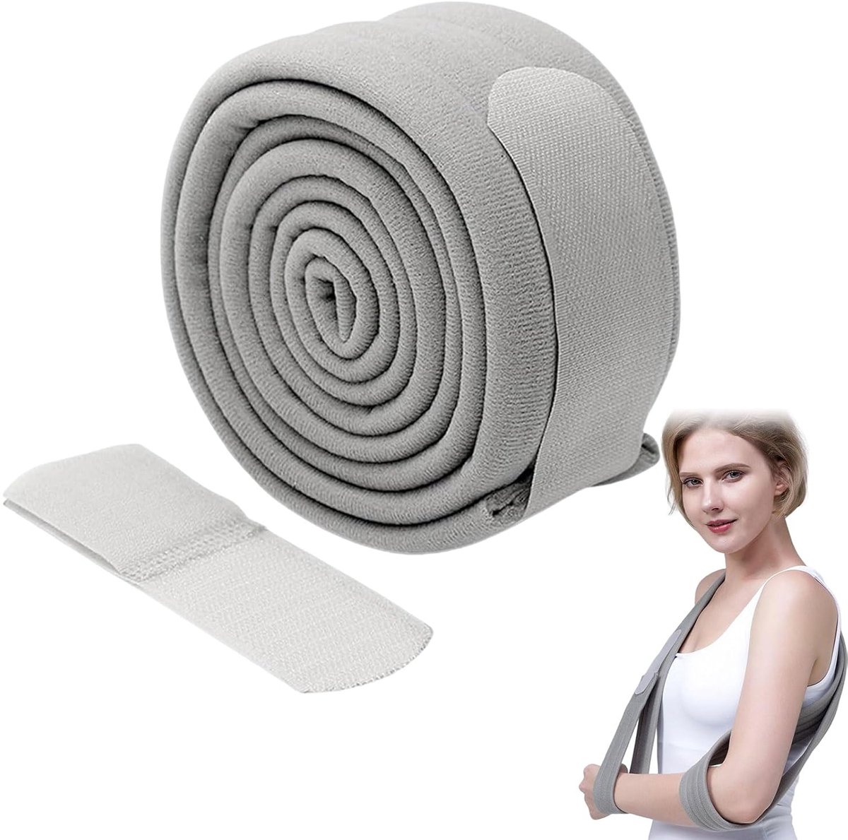 SnelShoppen - Verstelbare Armlussen voor Gewonde Armen - Lichtgewicht en Ademend - Comfortabele Schouderlus voor Hand, Elleboog en Schouder - Geschikt