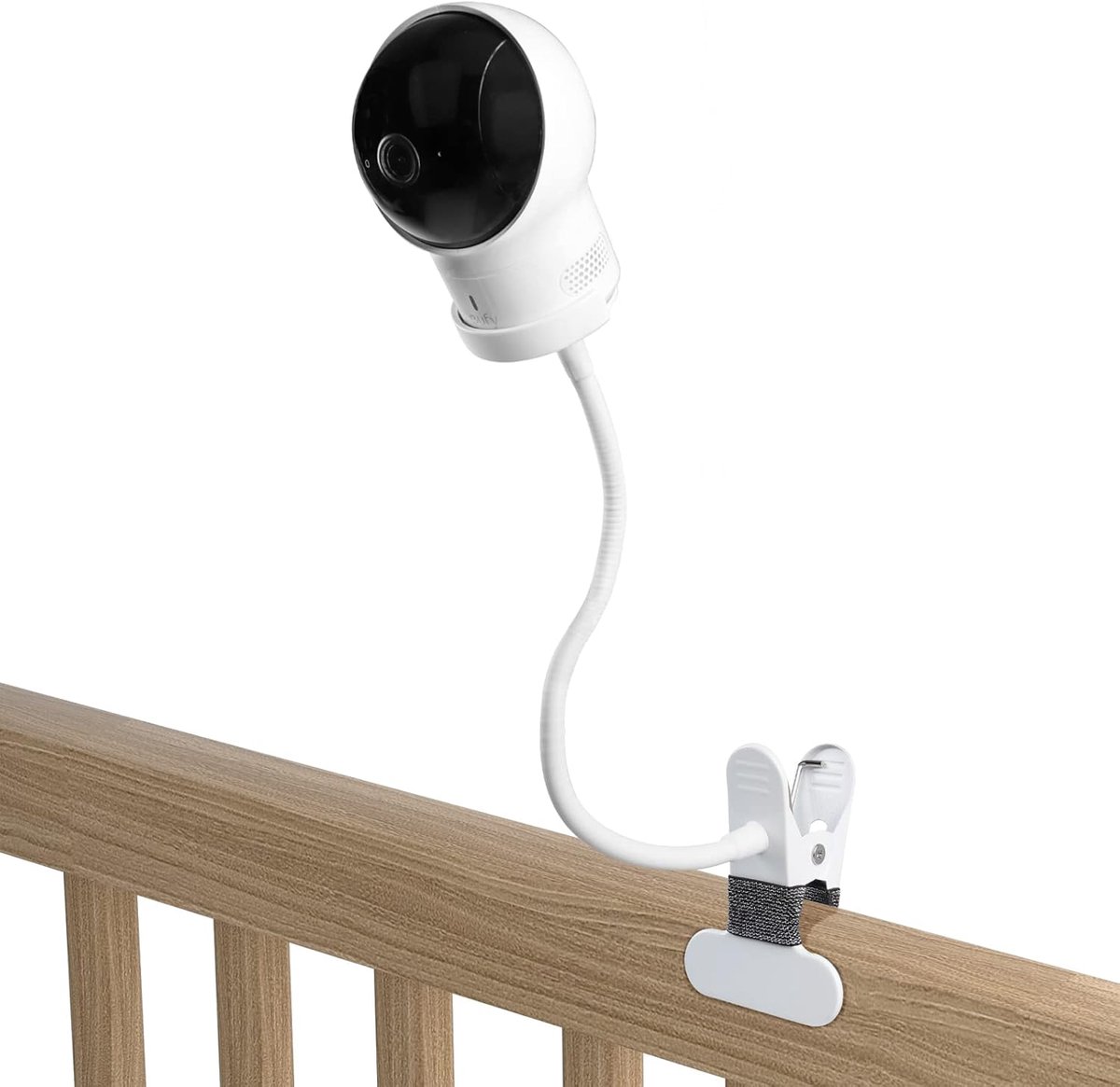 SnelShoppen - Babyfoon met Camerahouder, Clip Houder voor Eufy SpaceView, Spaceview Pro en Spaceview S, 5 Inch LCD Display, Montagekit voor Babymonito