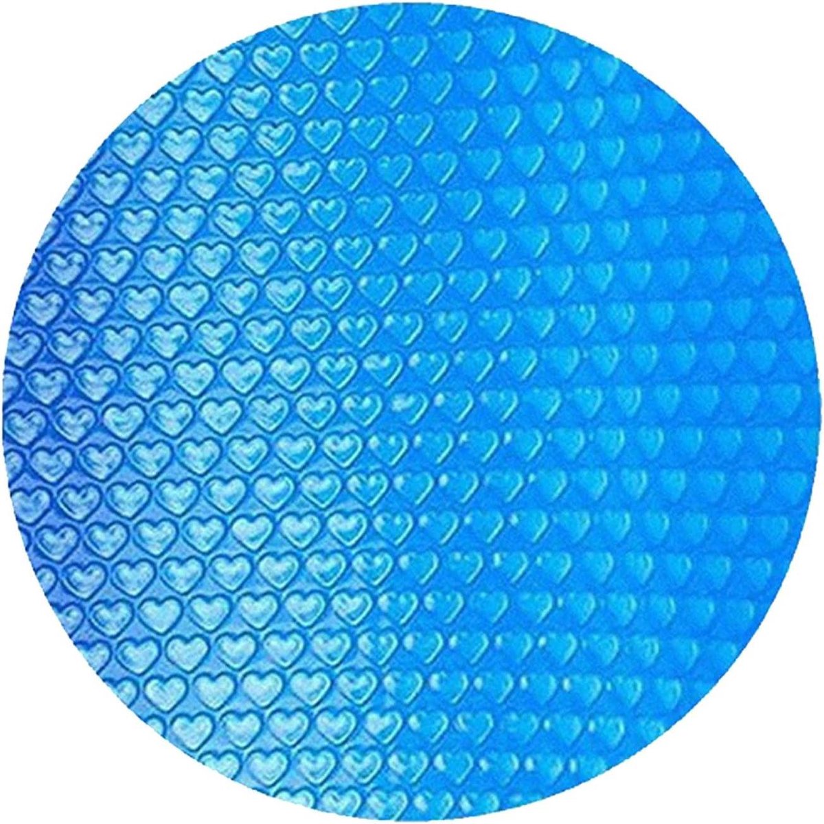 Zwembadafdekking Zonne-energie - Pool Cover - Zwembad Warm Houden - Hartvormige Luchtbellen - 4-10 Voet - Blauw