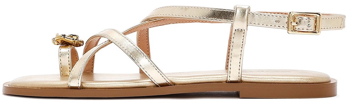 DERIMOD Sandalen Imitation Leren Sandalen