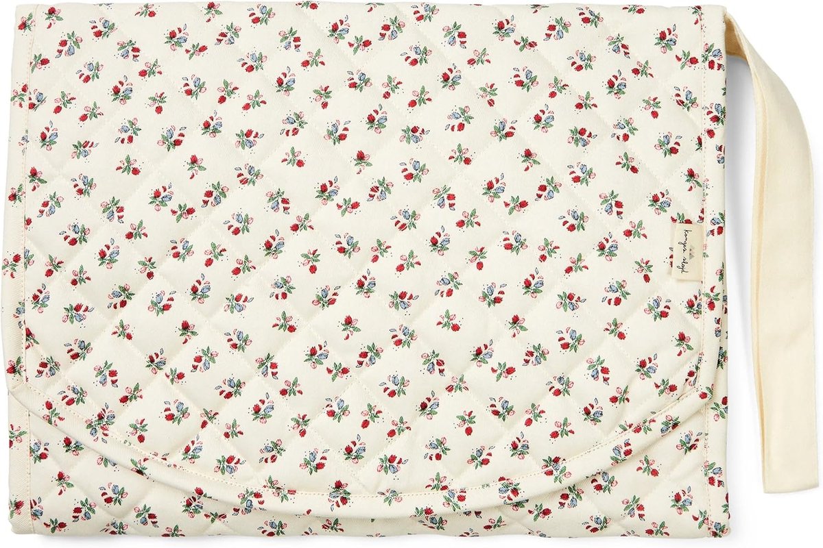 SnelShoppen - Verzorgingsmat - Verschoonmat - Fleur Tricolore - Hoogwaardige en Duurzame Verzorgingsmat voor Baby's - Geschikt voor Thuis en Op Reis -