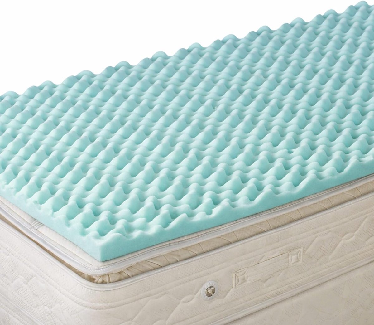 SnelShoppen - Twin XL Matras Topper - 5 Inch Eierschaum Topper voor Drukverlichting, Gewichtsverdeling en Verbeterde Luchtcirculatie - Comfortabel voo