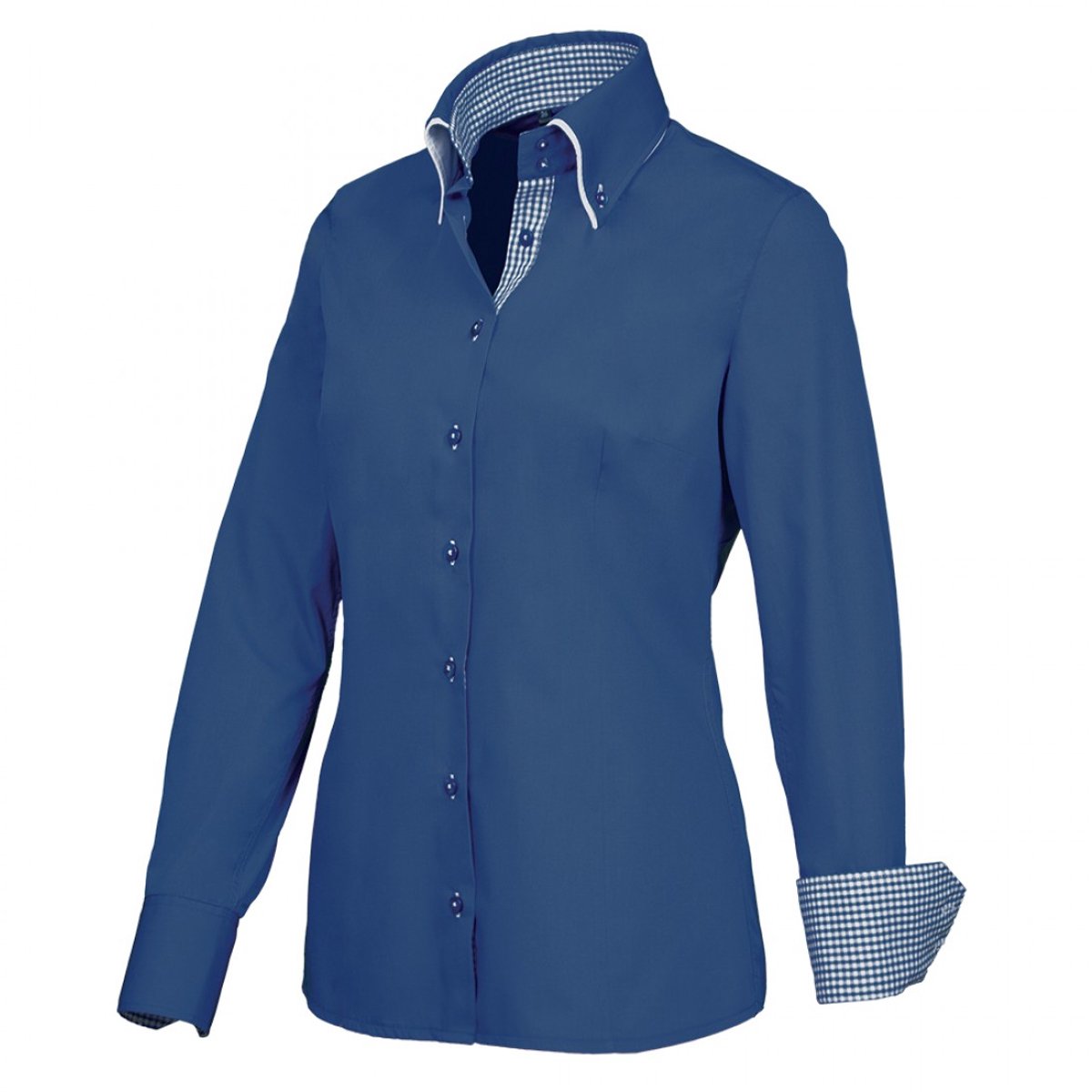 Giovanni capraro 29309-36 Dames blouse | blauw | Maat 48