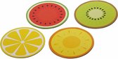 Ronde fruit placemats set van 4