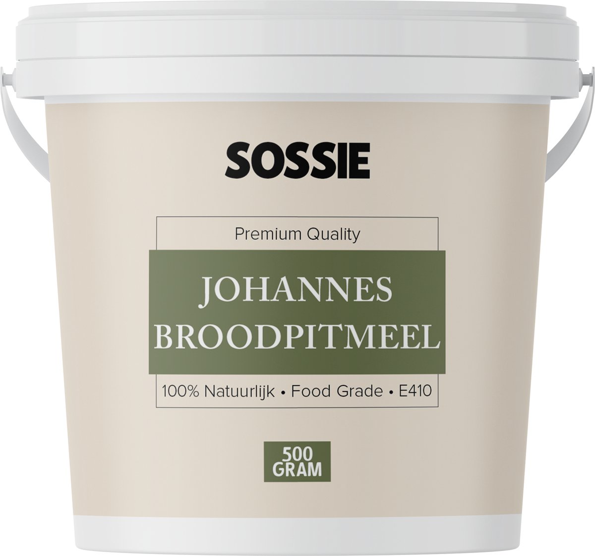 Johannesbroodpitmeel (E410) 500g - 100% Natuurlijk - Food Grade - Fijn Poeder - Verdikkingsmiddel & Stabilisator - Vegan
