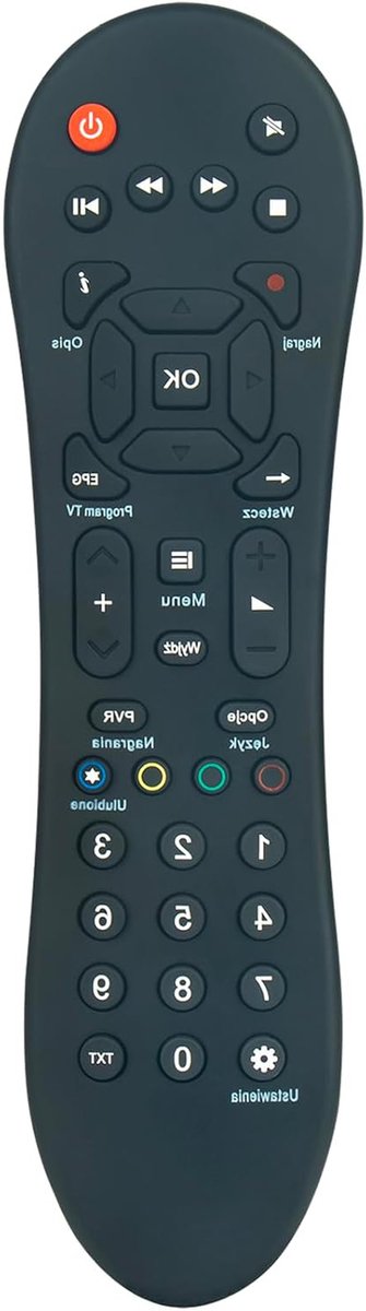 Afstandsbediening Vervangen - Universele Bediening - TV Bediening - Direct Gebruiksklaar - 10 Meter Bereik - Zwart