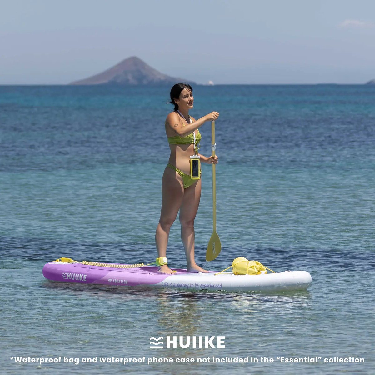 HUIIKE SUP Board - Opblaasbaar Paddle Board met Accessoires, Peddel, Vinnen, Pomp - Stand Up Paddle met Hoge Stabiliteit - 305 x 84 x 15 cm - Max. 130 kg – foto 6