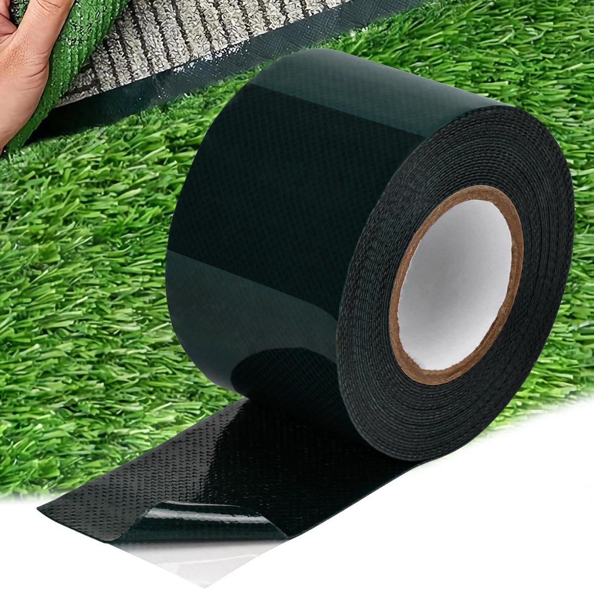 SnelShoppen - Dubbelzijdige Kunstgras Tape - Hoge Viscositeit - Zelfklevende Tape voor Kunstgras - 5cm x 10m - Perfect voor Tuin en Buitengebruik