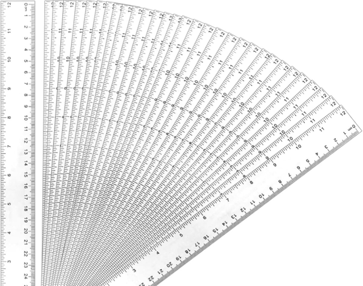 SnelShoppen - Pack van 30 Transparante Linialen 30 cm - Dubbelzijdige Metingen met Metrische en Inch Schaal - Duurzaam PS Plastic - Ideaal voor School