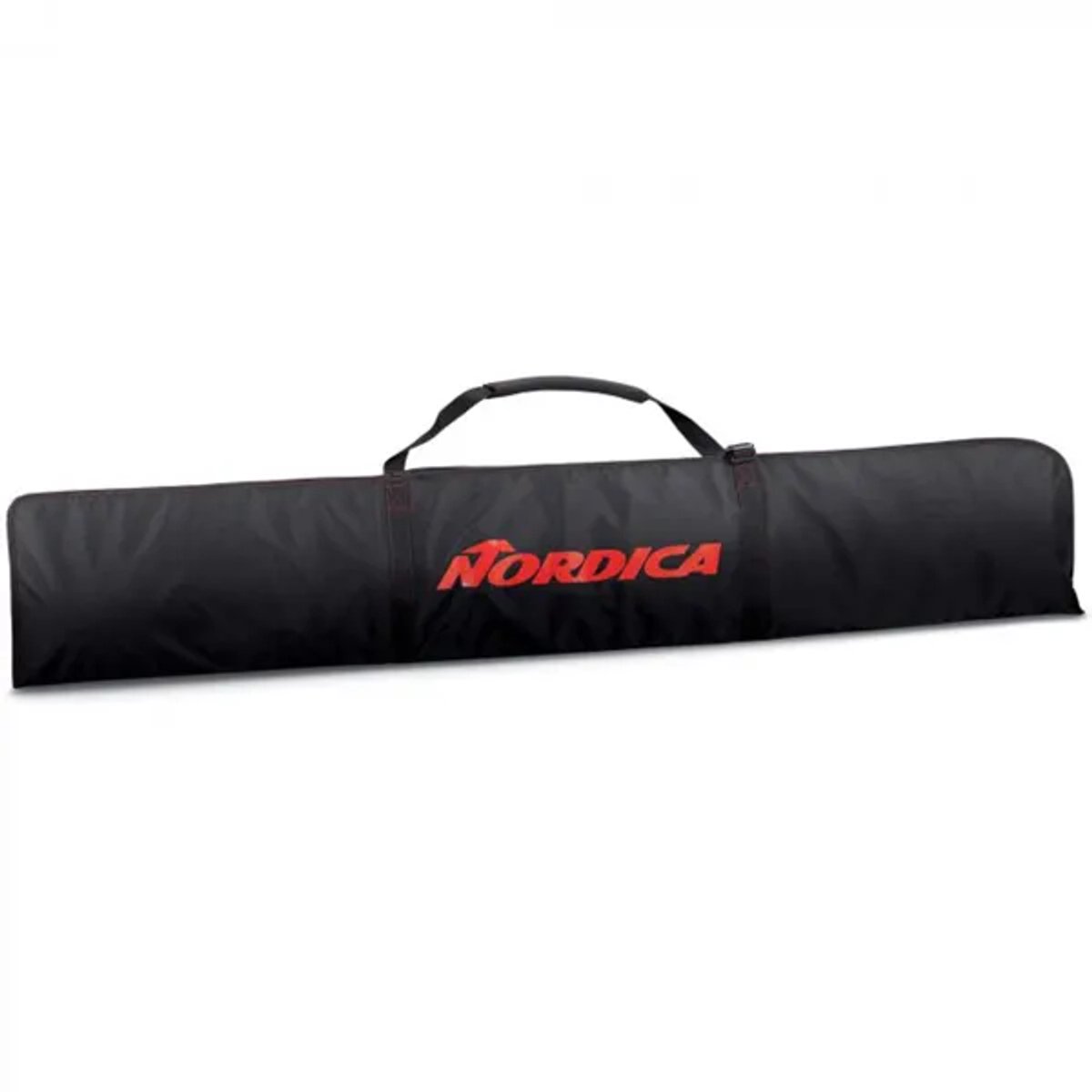Nordica Promoski Tas – Skitas voor 1 Paar Ski's – Zwart/Rood – Met Draaggrepen en Ritssluiting