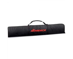 Nordica Promoski Tas – Skitas voor 1 Paar Ski's – Zwart/Rood – Met Draaggrepen en Ritssluiting